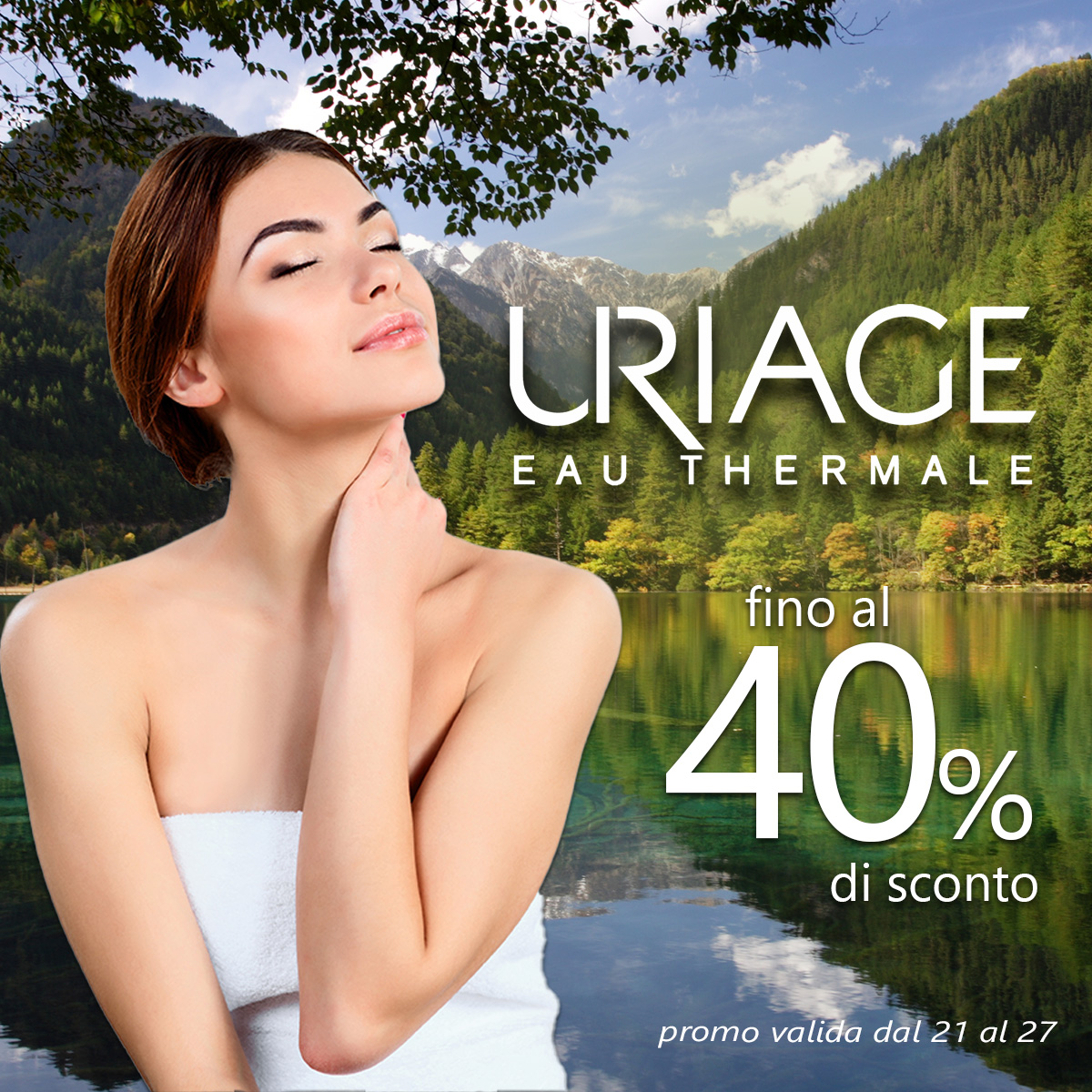 Per la tua pelle c'è Uriage in sconto fino al 40%